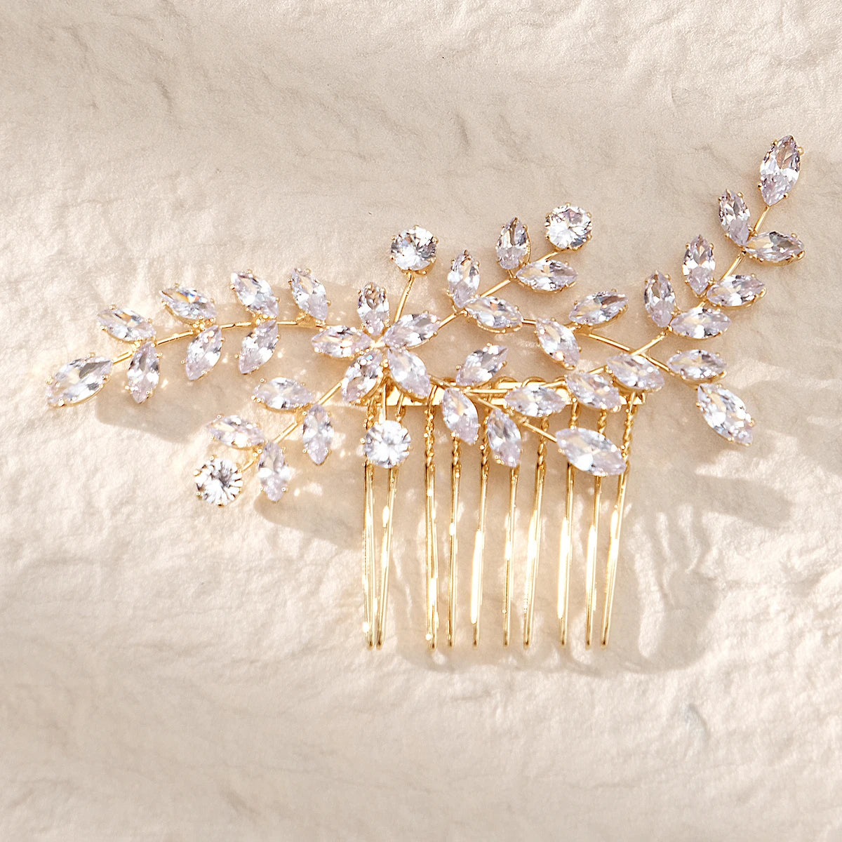 Crystal Flower Bridal Hair Comb