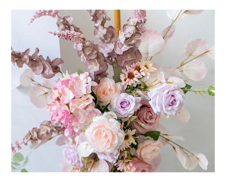 Pink Purple Flower Arrangement Pieces