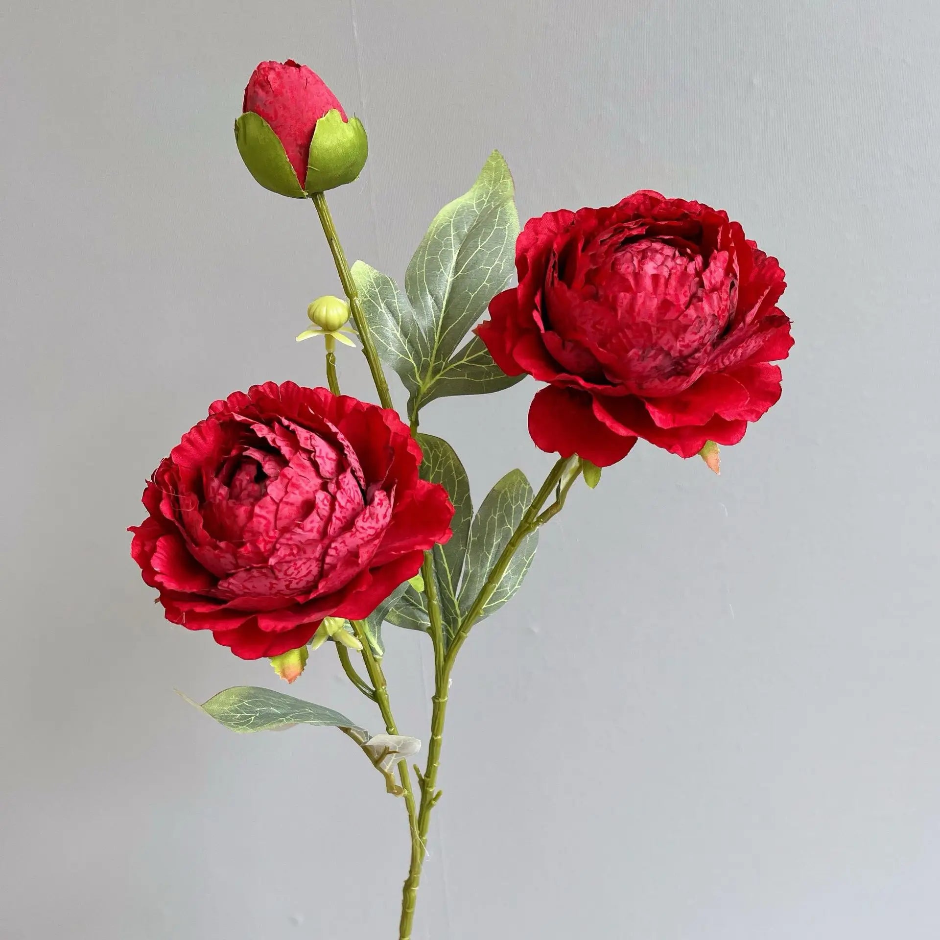3 Head Artificial Peony Flowers