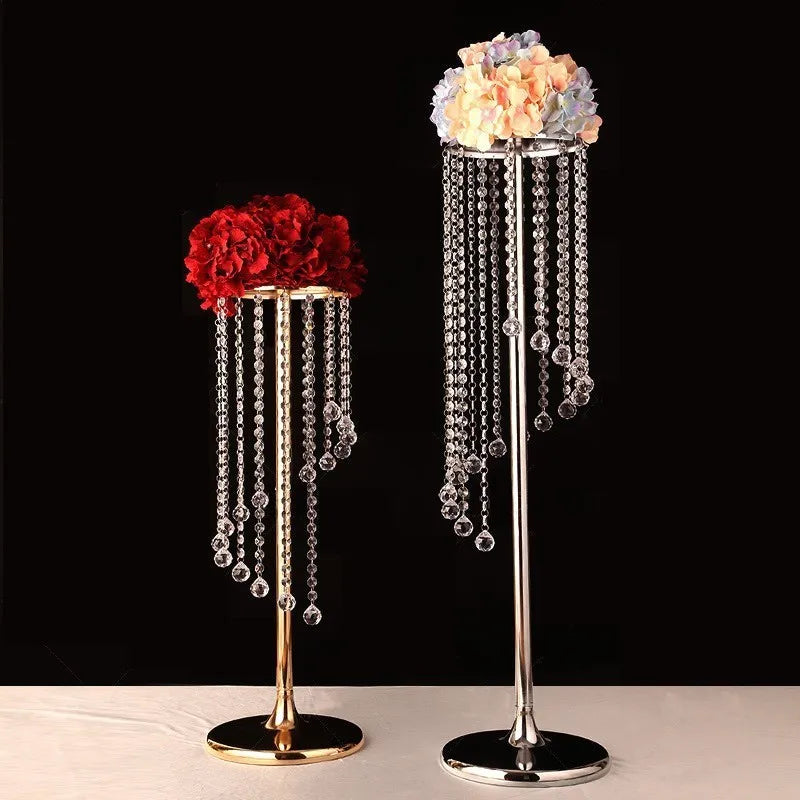 Twist Design Flower Stand Elegant Event Decor