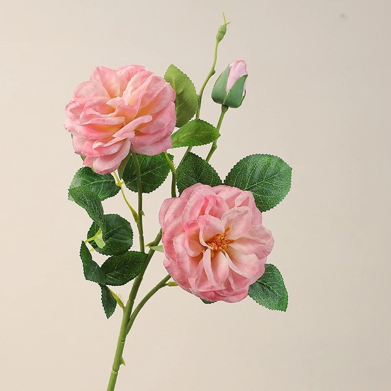 25in Artificial Garden Rose Stems