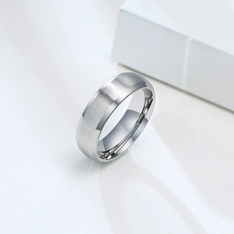 Personalized Stainless Steel Engraved Men’s Ring Band