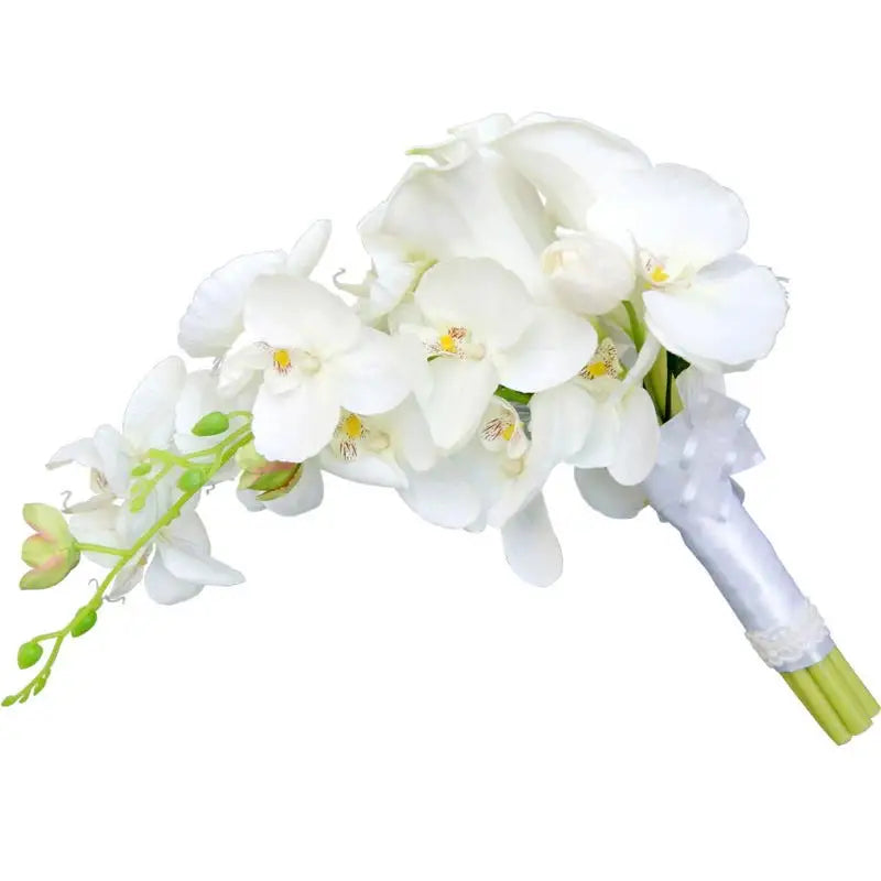 Cascading Bridal Artificial Flower Bouquet