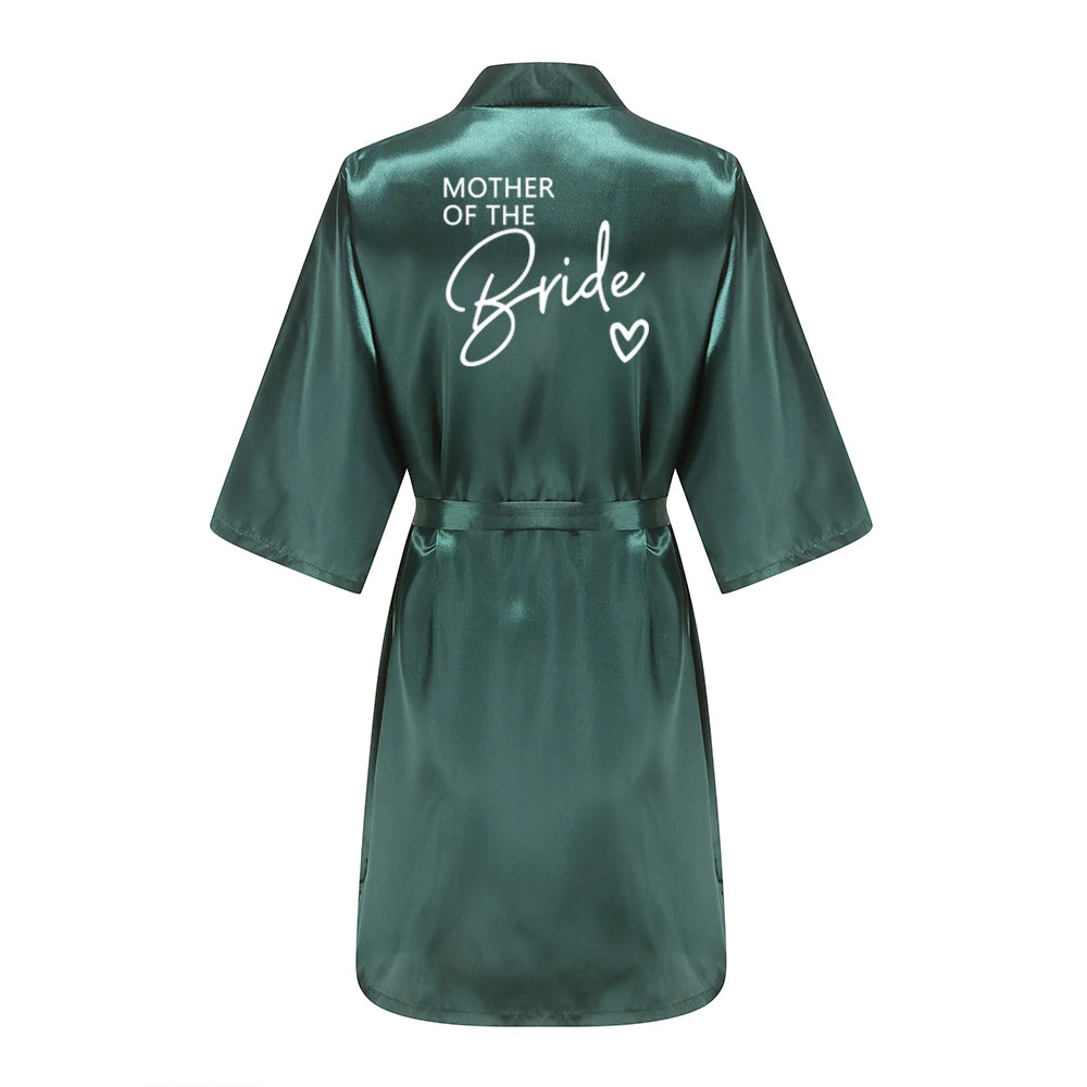 Kimono Satin Robes for the Wedding Party