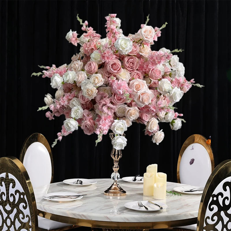 Premium Rose Flower Ball Event Decoration Piece