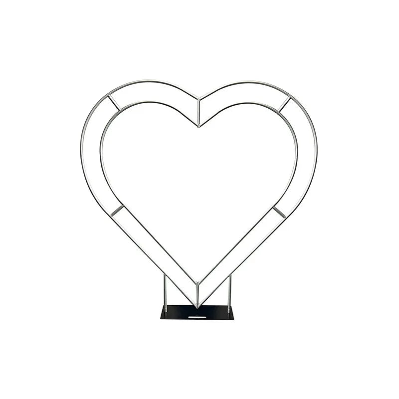 Heart Shaped Premium Rose Flower Arch Backdrop