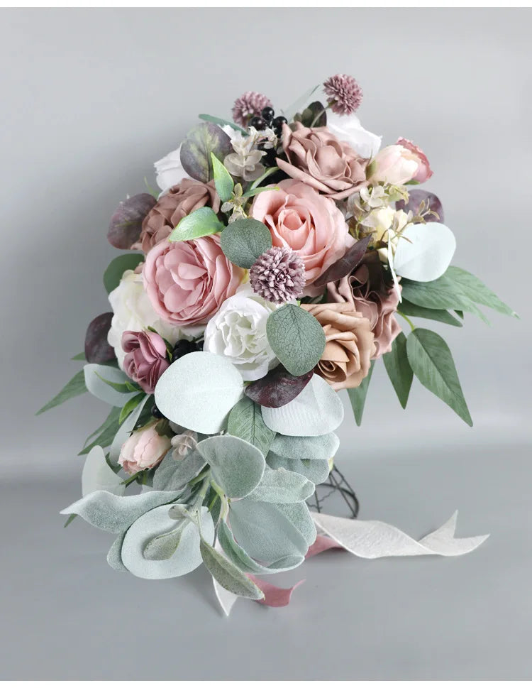 Romantic Silk Wedding Bouquet