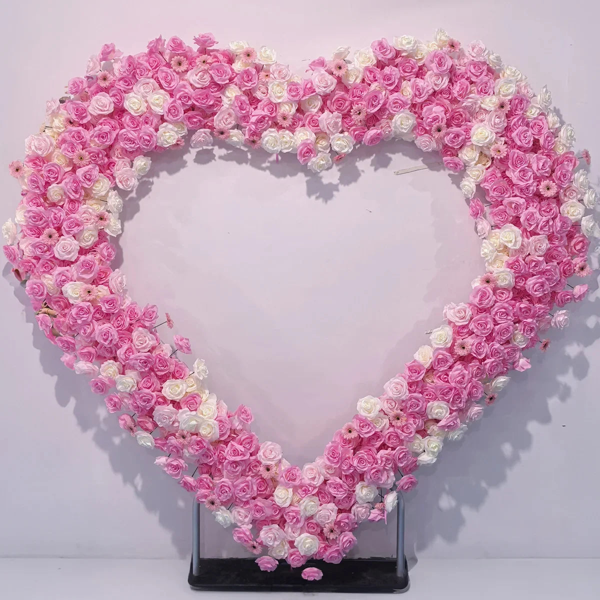 Heart Shaped Premium Rose Flower Arch Backdrop