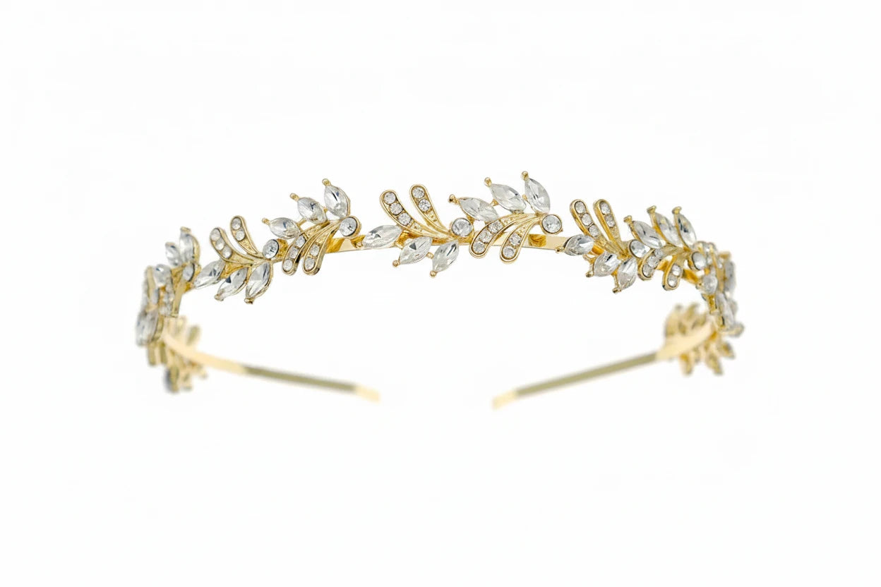Silver Rhinestone Bridal Headband