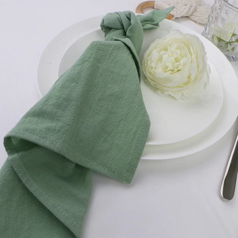 Elegant Cotton Table Napkins for Dining Setup