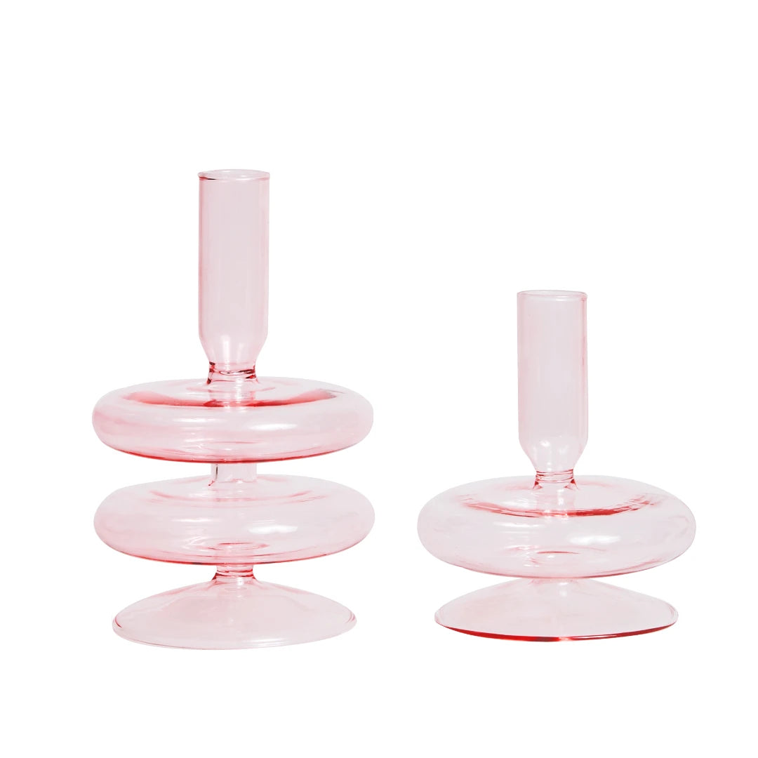 Pink Wedding Table Centerpieces Candle Holder Wedding Decoration Flower Vase Home Decoration Accessories Vases Room Decor