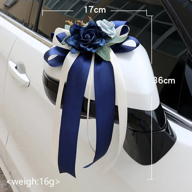 Wedding Car Flower Decoration Set