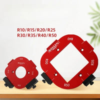 Trimming Machine Cutting Fillet Template R-angle Arc Template for Woodworking Electric Router Slotting Wardrobe Woodboard Tools