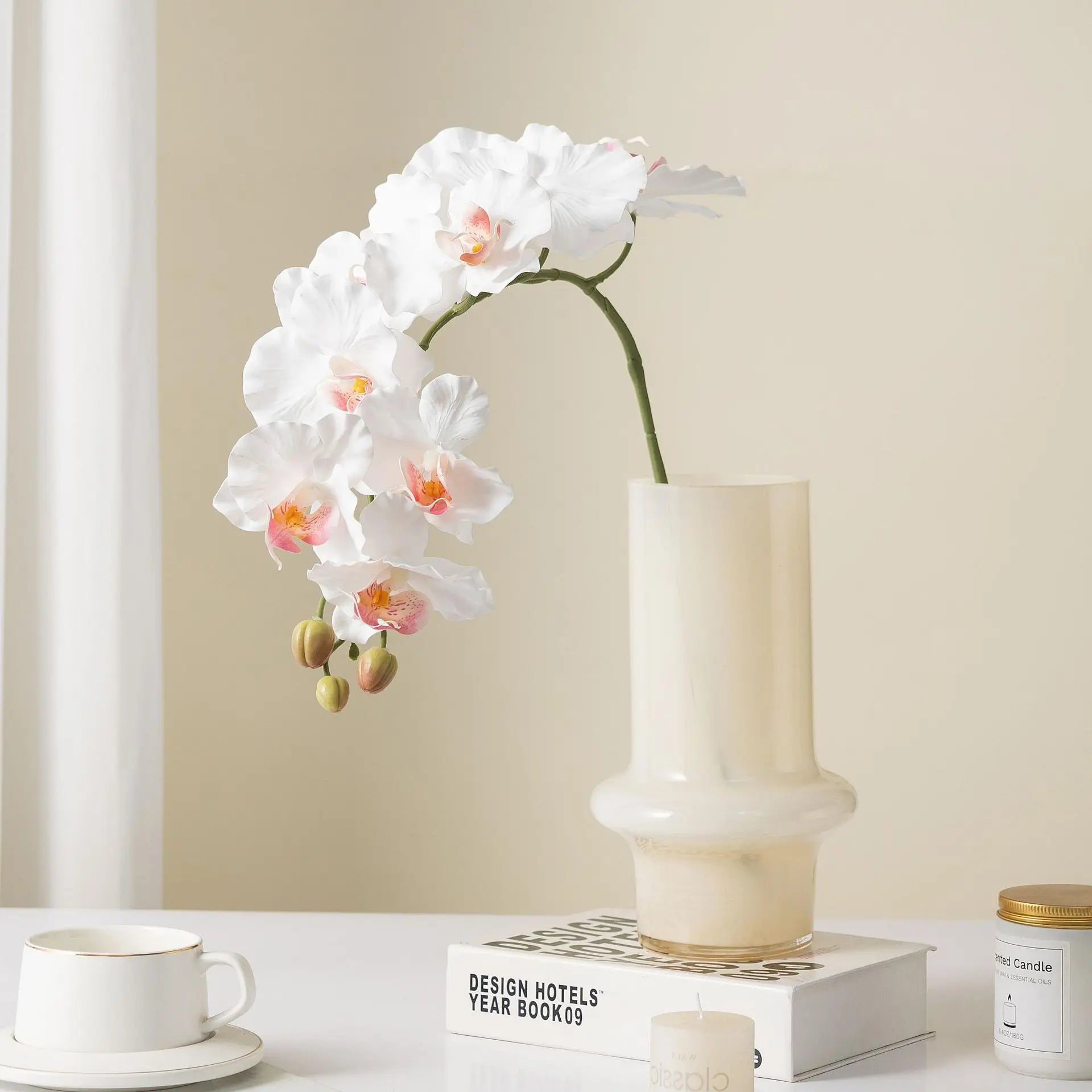 38in Artificial Phalaenopsis Orchid