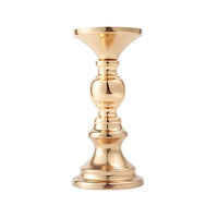 Elegant golden candle holder metal stand for wedding and home decor