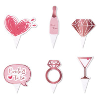 Bachelorette Party pink Bride To Be Party Disposable Tableware Plates Napkins Bridal Shower Gift Wedding Decoration hen party