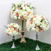 Silk Floral Ball Centerpieces — 35cm, 45cm & 50cm, Multiple Colors and Designs